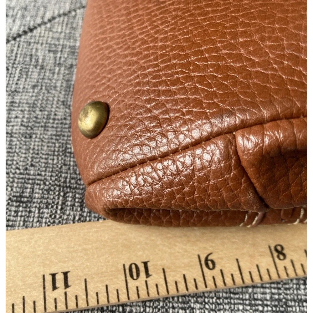 Vtg DOONEY & BOURKE Beige/Tan‎ SIGNATURE JACQUARD Canvas/Leather SATCHEL